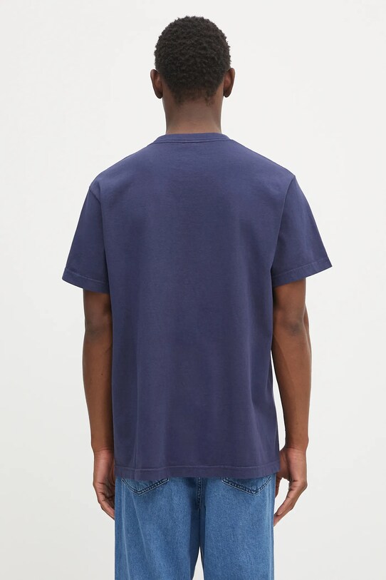 Sporty & Rich cotton t-shirt H&W Crest TO043612241BL106 navy