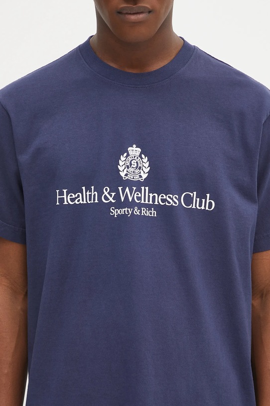Sporty & Rich t-shirt bawełniany H&W Crest TO043612241BL106