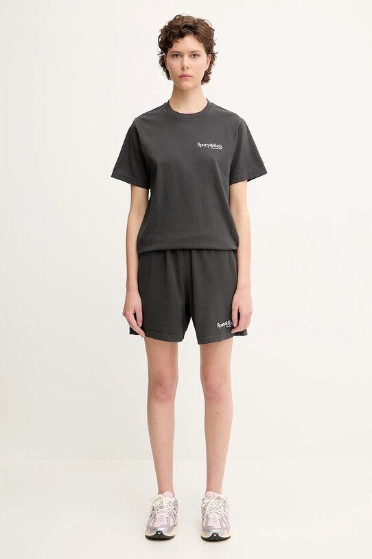 Sporty & Rich t-shirt bawełniany Hwcny TO043622016BA02