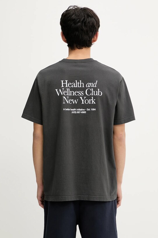 Sporty & Rich t-shirt bawełniany Hwcny TO043622016BA02 szary
