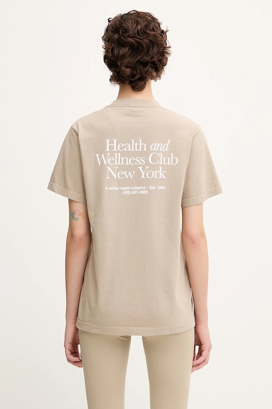 Sporty & Rich t-shirt bawełniany Hwcny TO043622016GY15