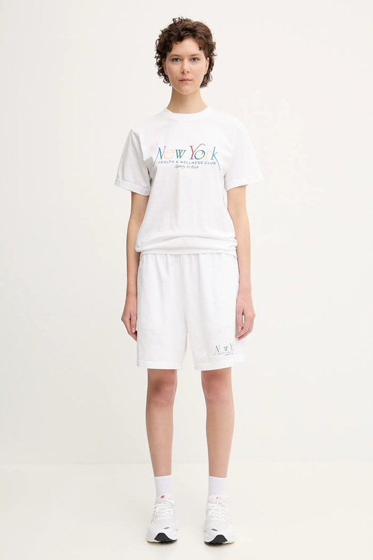 Sporty & Rich t-shirt bawełniany Ny 94 TO043622034WH57