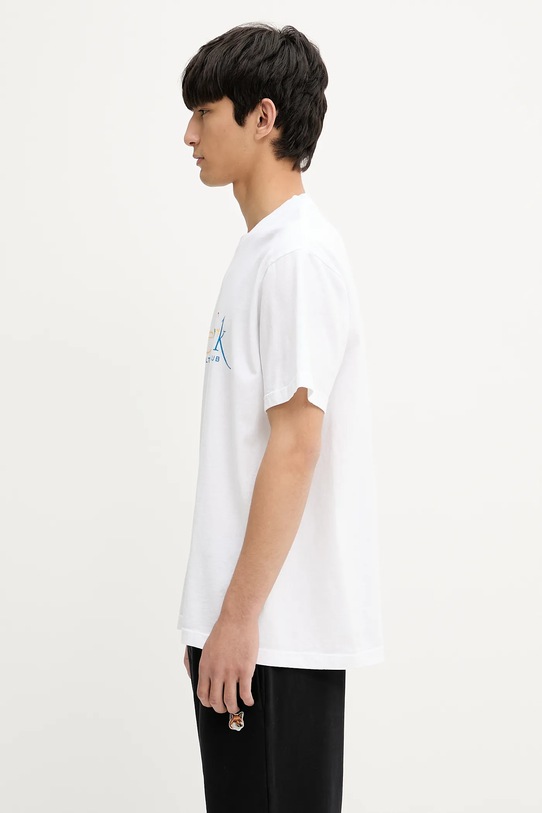 Odzież Sporty & Rich t-shirt bawełniany Ny 94 TO043622034WH57 biały