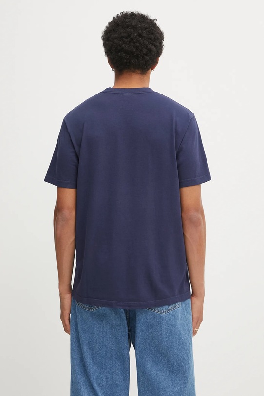 Sporty & Rich t-shirt bawełniany Paris Marathon TO043620126BL106 granatowy