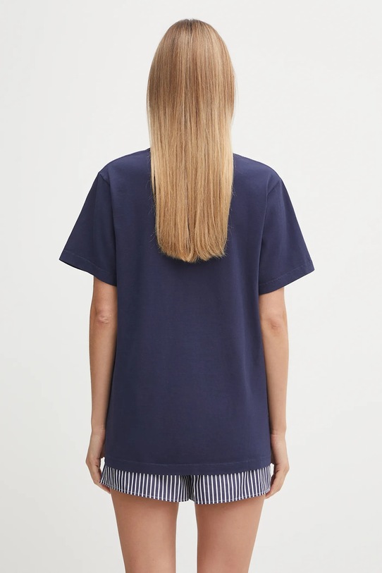 Sporty & Rich t-shirt bawełniany Paris Marathon TO043620126BL106