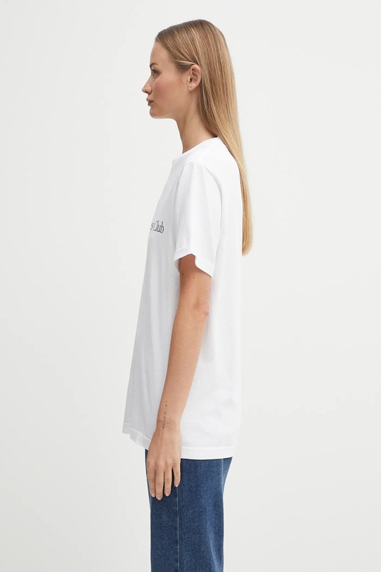 Sporty & Rich t-shirt bawełniany H&W Crest biały TO043620241WH01