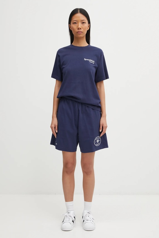 Sporty & Rich cotton t-shirt Play Tennis TO043621425BL106