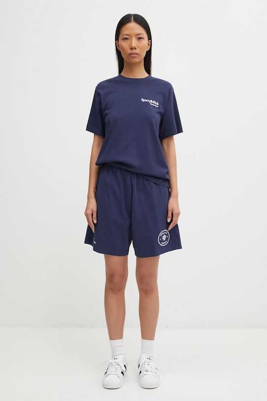 Sporty & Rich t-shirt bawełniany Play Tennis TO043621425BL106