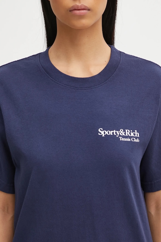 Sporty & Rich t-shirt bawełniany Play Tennis TO043621425BL106