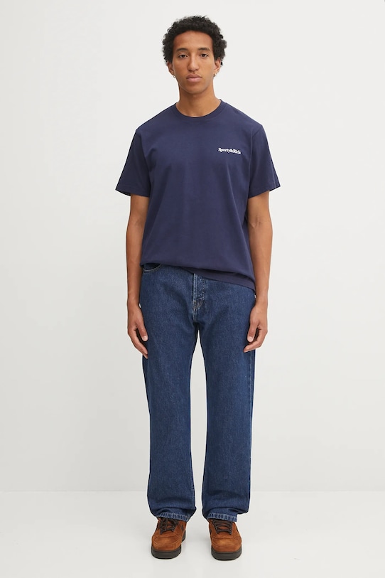 Sporty & Rich cotton t-shirt Health Is Wealth TO043602006BL106