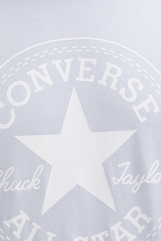 Converse t-shirt bawełniany 10025459.A37 niebieski