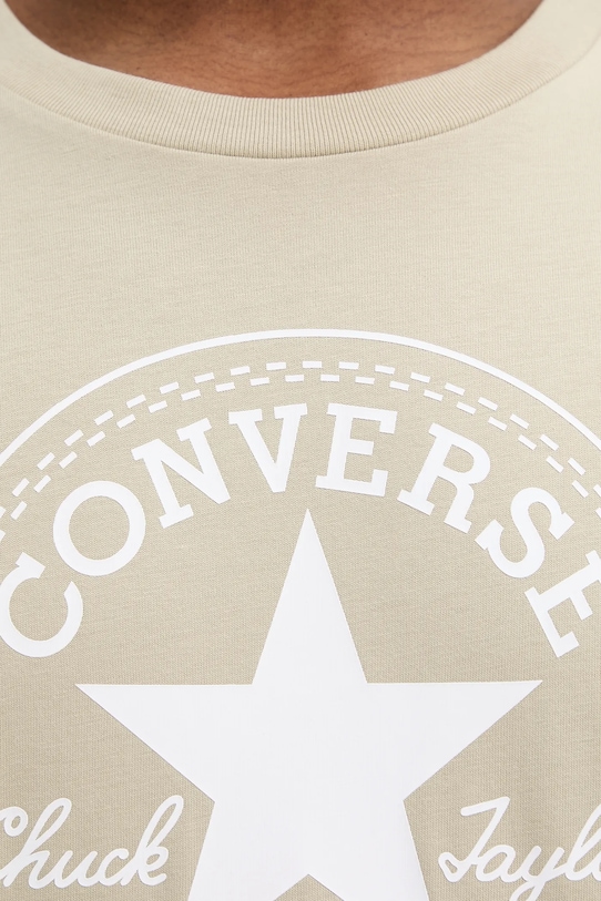 Converse t-shirt bawełniany 10025459.A36 beżowy