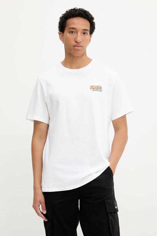Odzież Converse t-shirt bawełniany Converse x NARUTO 10028746.A01 biały