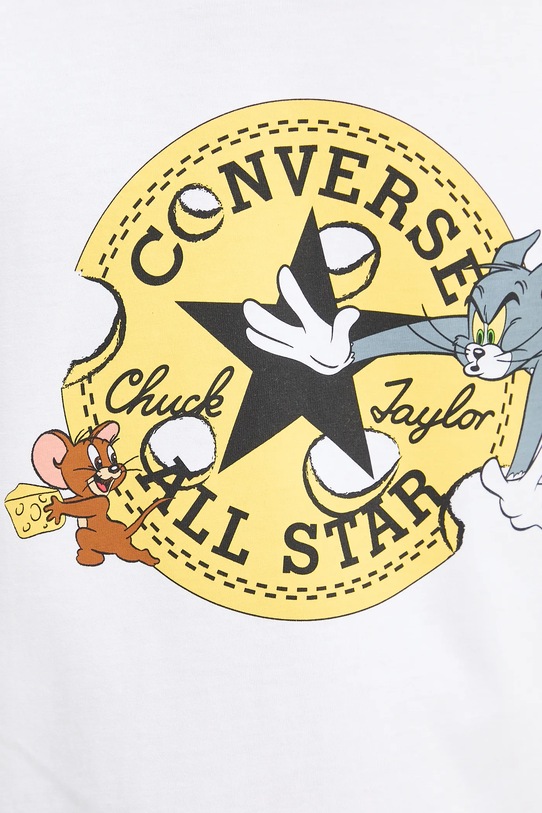 Converse t-shirt bawełniany Converse x Tom & Jerry 10028754.A01