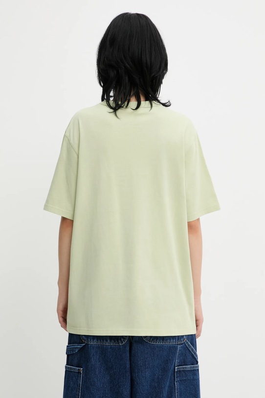 Café Kitsuné t-shirt bawełniany Barista Fox Patch Relax CKNU00102KJ7014