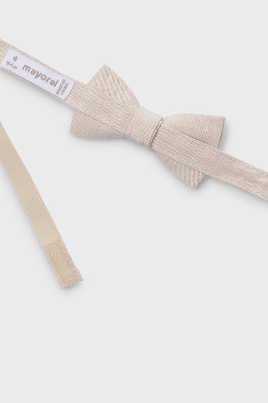 Mayoral mucha z domieszką lnu dziecięca 10217.5A.Mini.PPY2 beżowy SS26