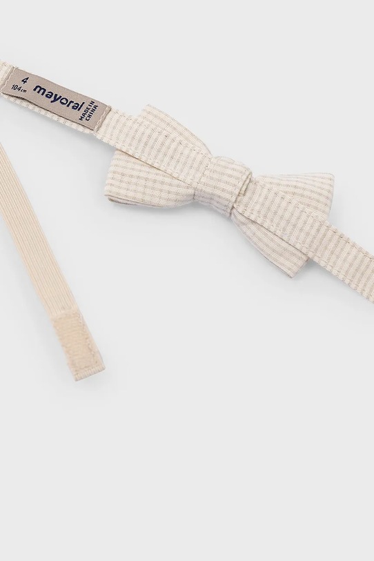 Mayoral mucha z domieszką lnu dziecięca 10217.5A.Mini.PPY2 beżowy SS26