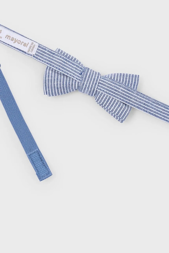 Dječja leptir-mašna s primjesom lana Mayoral 10217.5A.Mini.PPY2 plava SS26