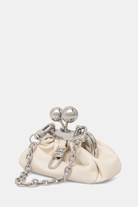 Weekend Max Mara torebka skórzana DIOMEDE beżowy 2615721044600