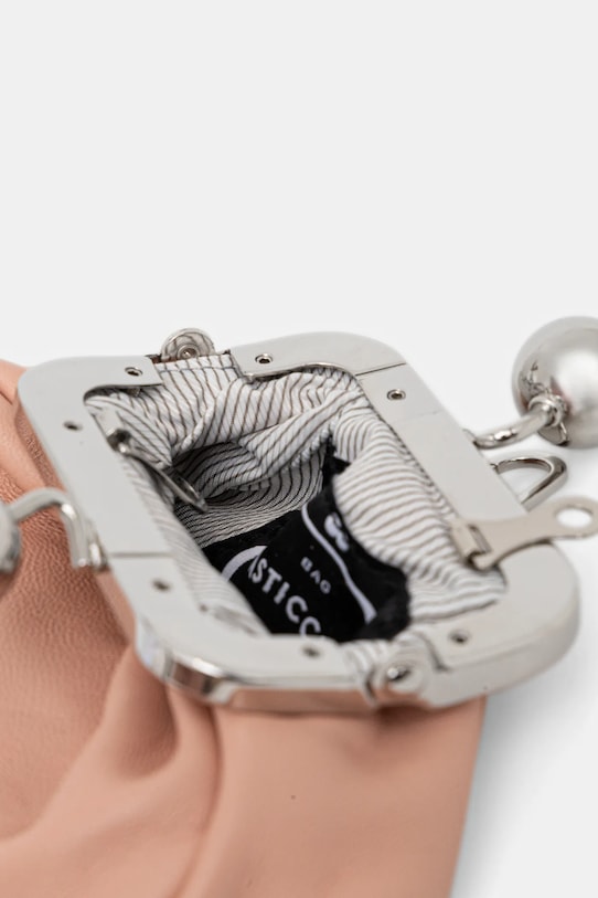 Weekend Max Mara torebka skórzana DIOMEDE 2615721044600 różowy