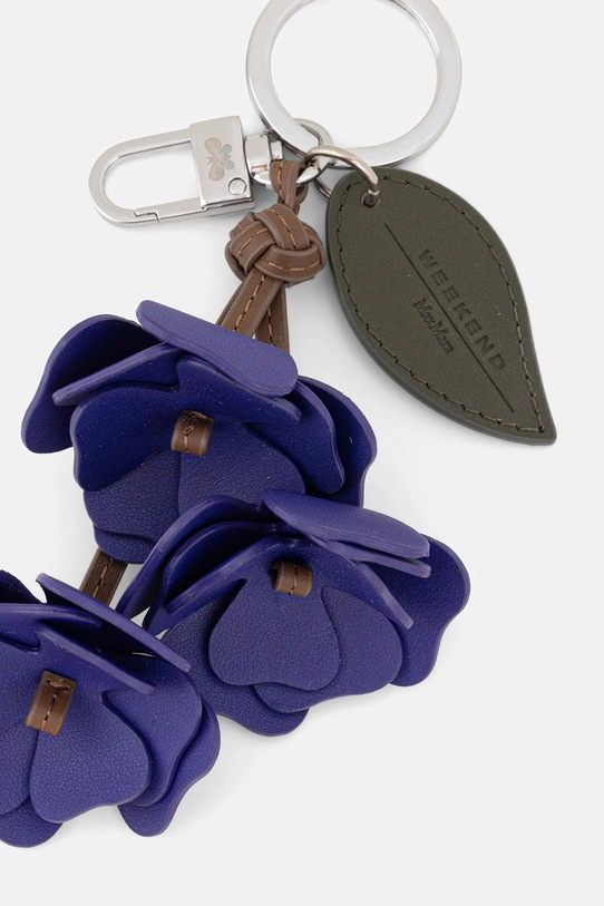 Weekend Max Mara brelok skórzany ASARTA 2615721114600 fioletowy SS26