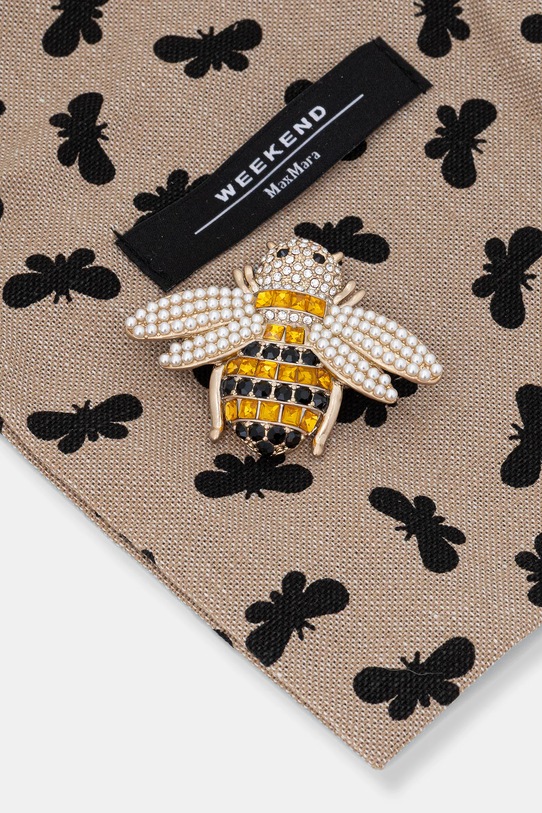 Weekend Max Mara broszka ACRESPO złoty 2615751024600