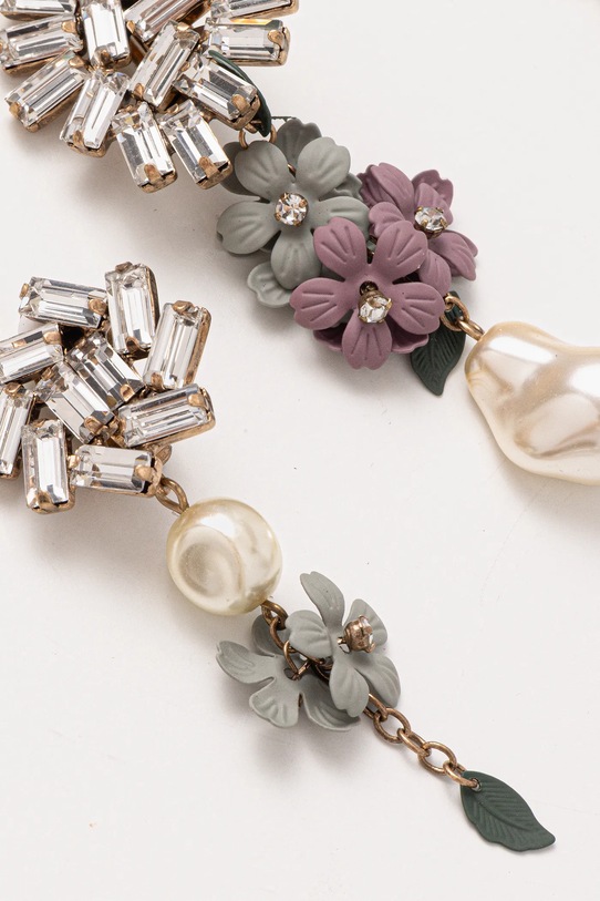 Akcesoria Weekend Max Mara klipsy i naszyjnik APEVERA 2615751094600 złoty