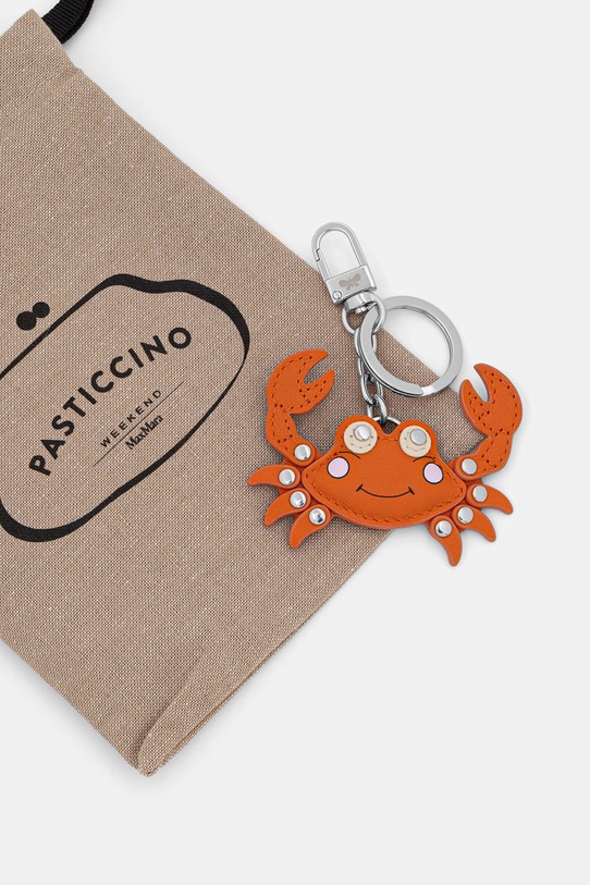 Аксесуари Weekend Max Mara брелок жіночий шкіряний ACORTO 2615721045600 помаранчевий