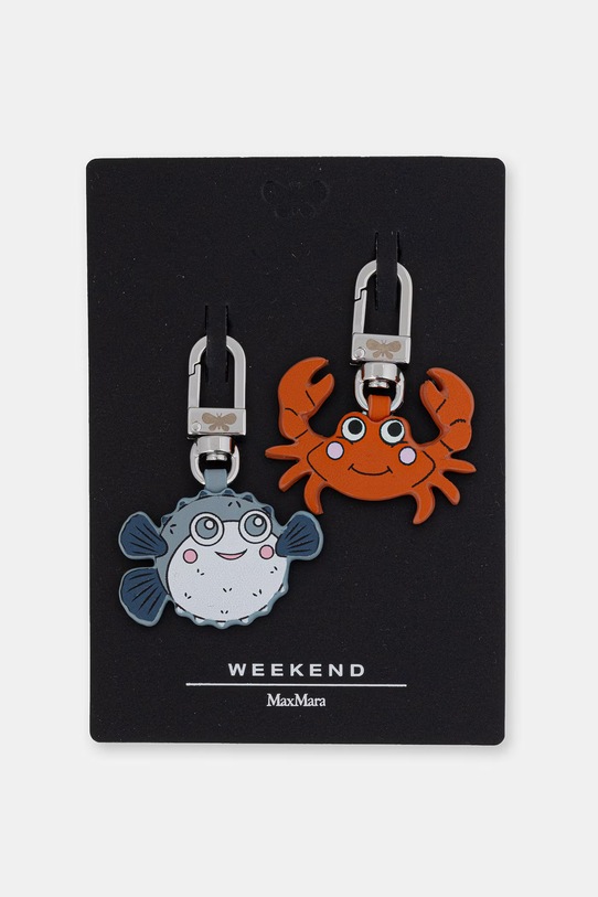 Weekend Max Mara brelok damski ASCATOLA 2-pack pomarańczowy 2615721065600