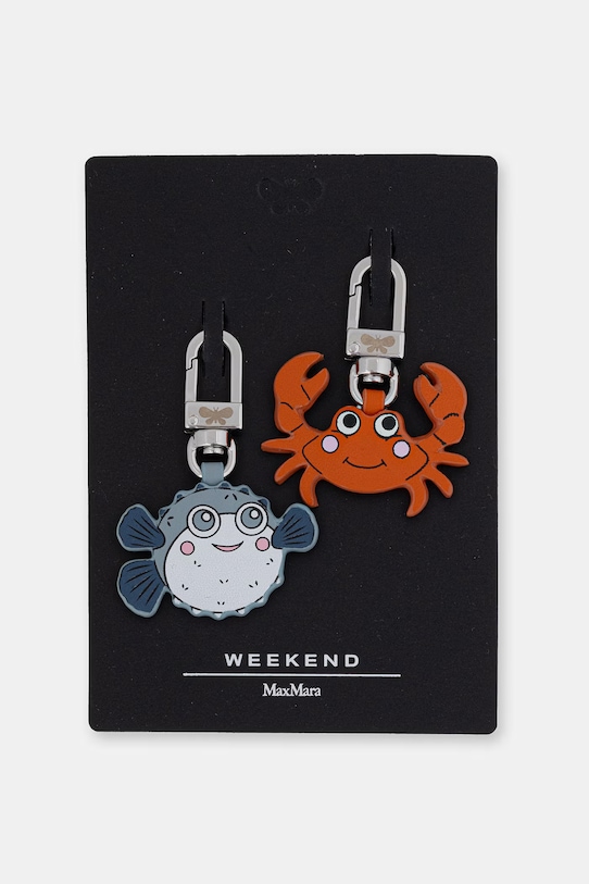 Weekend Max Mara brelok damski ASCATOLA 2-pack pomarańczowy 2615721065600