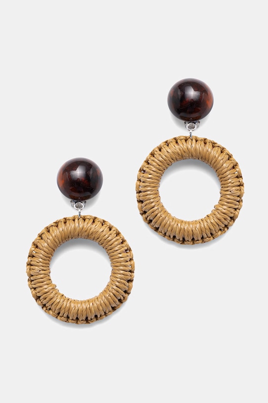 Weekend Max Mara klipsy damskie ARANCH beżowy 2615751065600