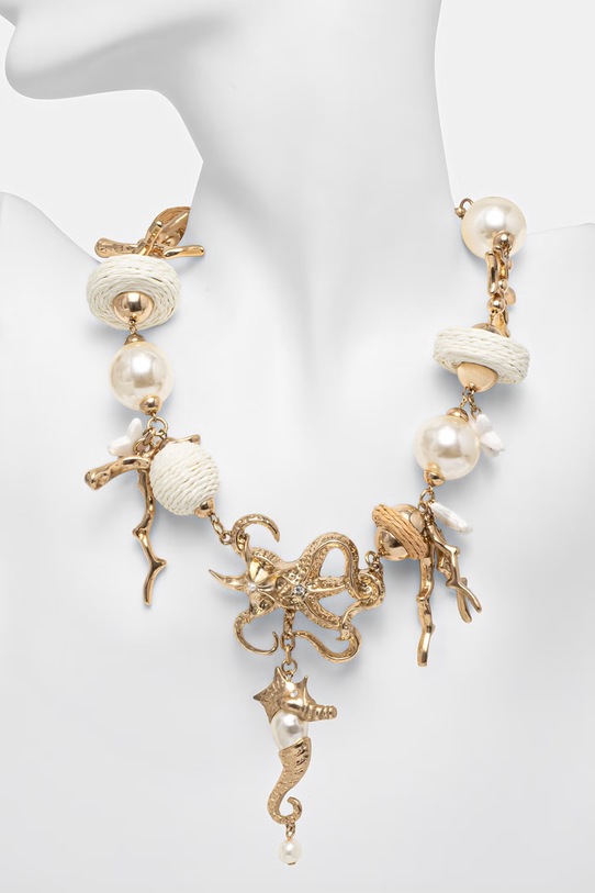 Akcesoria Weekend Max Mara naszyjnik damski ALEMBI 2615751095600 złoty