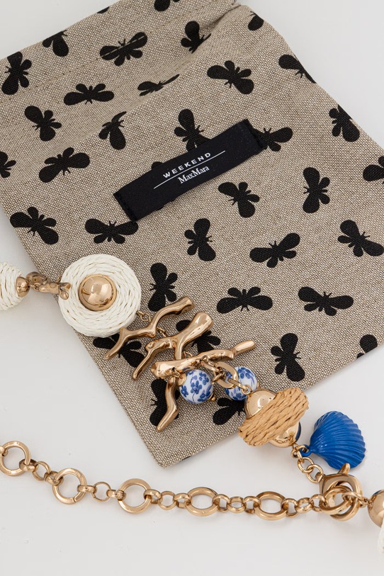 Akcesoria Weekend Max Mara Naszyjnik damski AUTILE 2615751105600 złoty