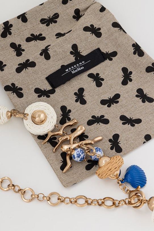 Akcesoria Weekend Max Mara Naszyjnik damski AUTILE 2615751105600 złoty