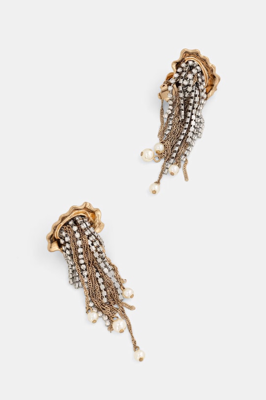 Weekend Max Mara klipsy damskie ACANTO złoty 2615751135600