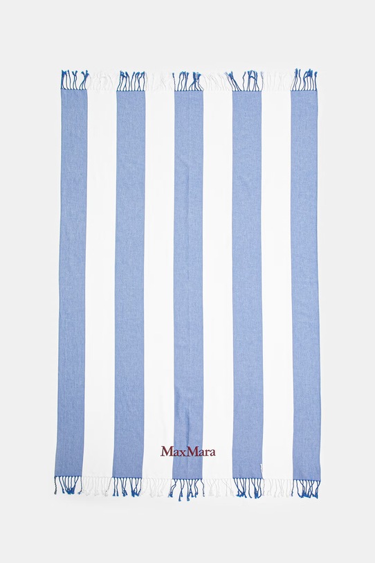 Max Mara Beachwear ręcznik plażowy bawełniany RECENTE biały 2616591019600