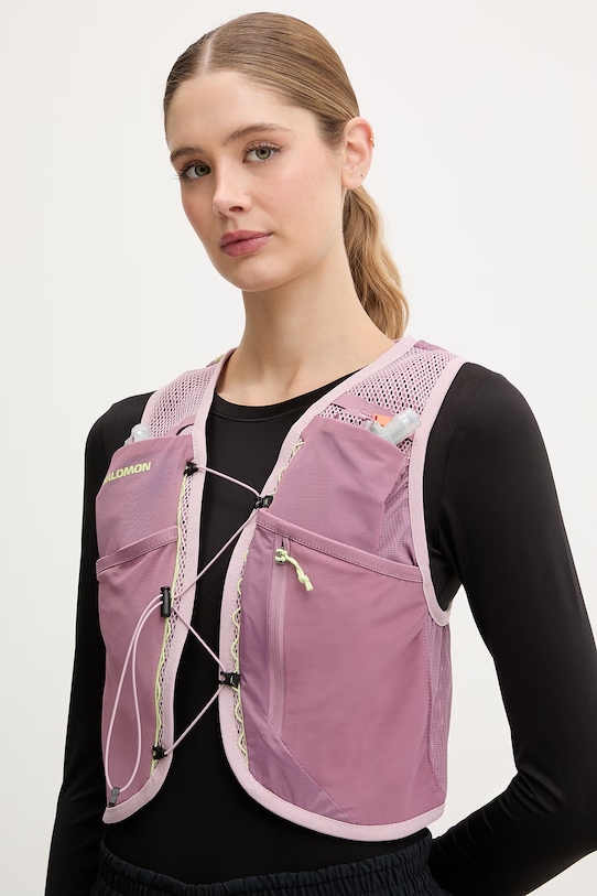 Елек за бягане Salomon ACTIVE SKIN 4 розов LC2859200