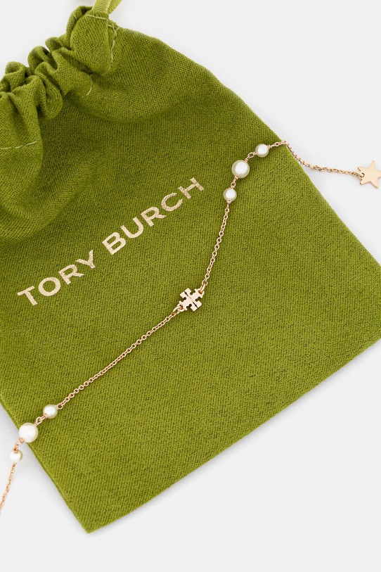 Tory Burch naszyjnik pozłacany Delicate Kira Pearl złoty 176867.749
