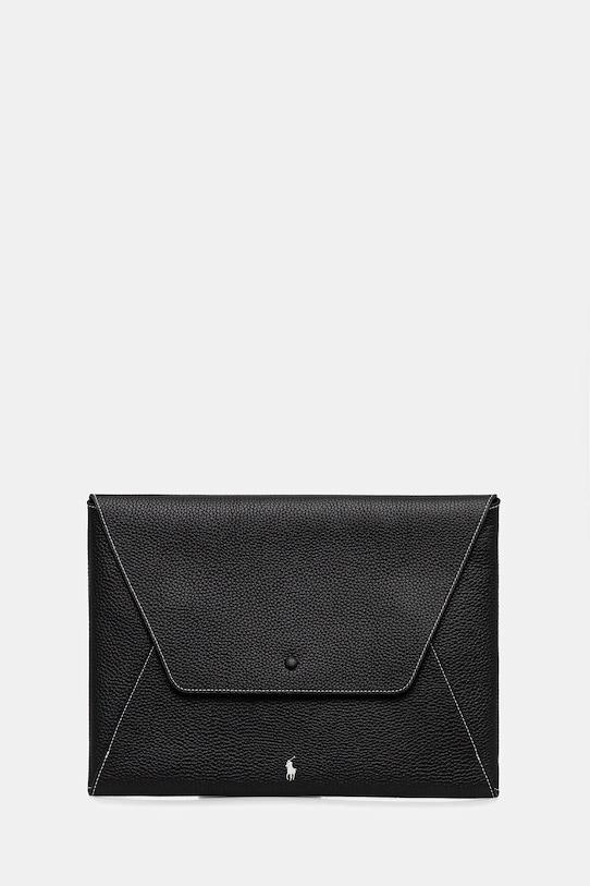 Polo Ralph Lauren kosmetyczka skórzana czarny 427971194