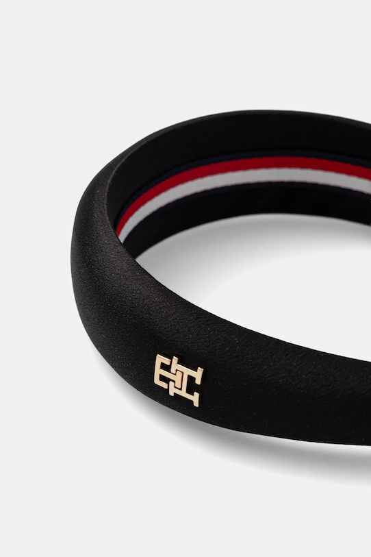 Tommy Hilfiger opaska do włosów AW0AW18220 czarny SS26