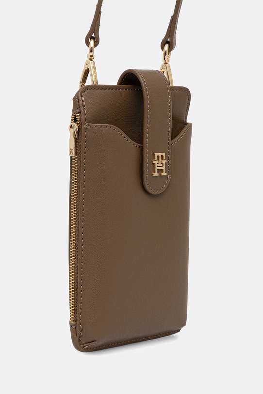 Tommy Hilfiger portfel AW0AW18137 beżowy SS26