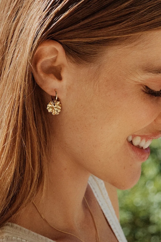 EDBLAD kolczyki pozłacane Gerana 130245 złoty SS26