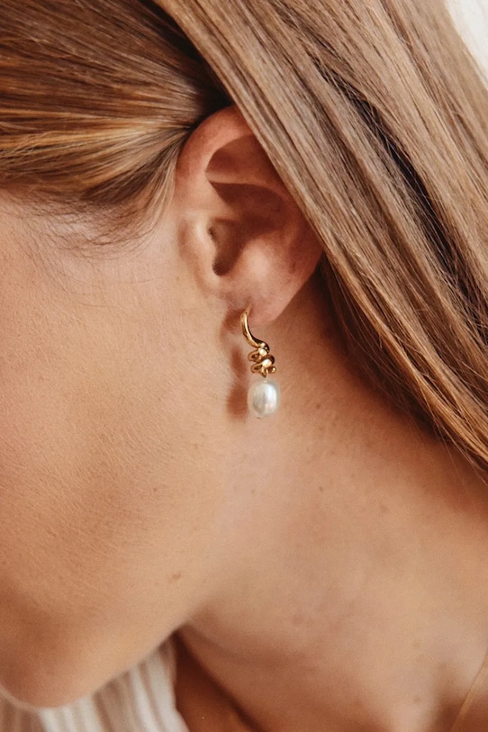 EDBLAD aranyozott fülbevaló Swivel 130332 arany SS26