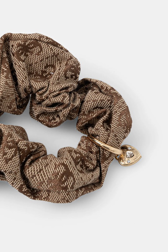 Akcesoria Guess opaska i gumka do włosów NOELLE 2-pack GFBOXW.P5403 beżowy