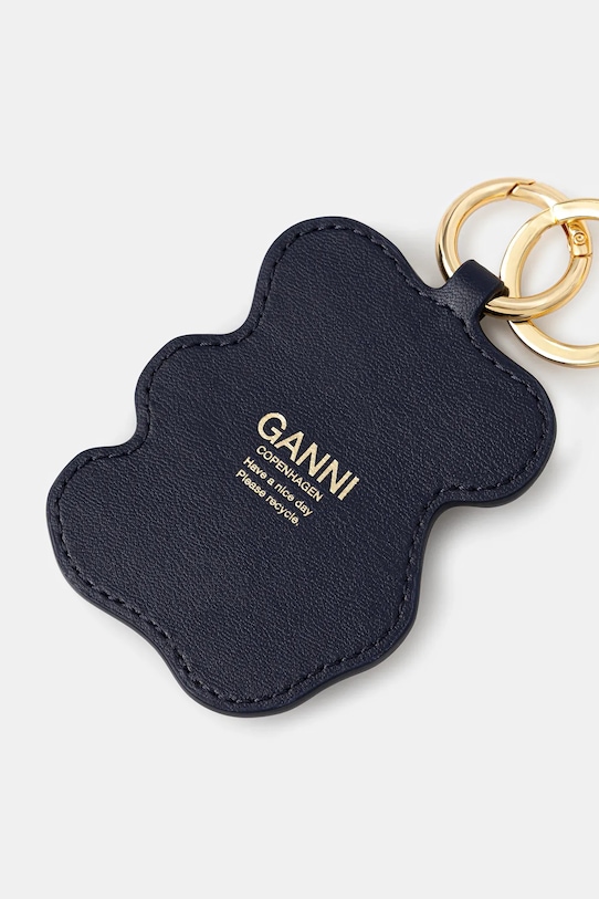 GANNI brelok do kluczy B3010055 B3010055 brązowy SS26