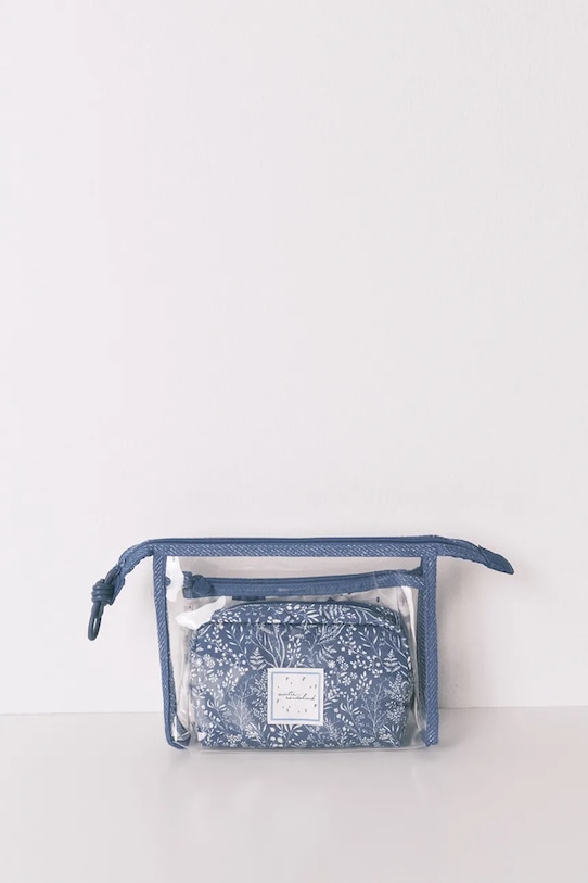 women'secret zestaw kosmetyczek 3-pack niebieski 4842019