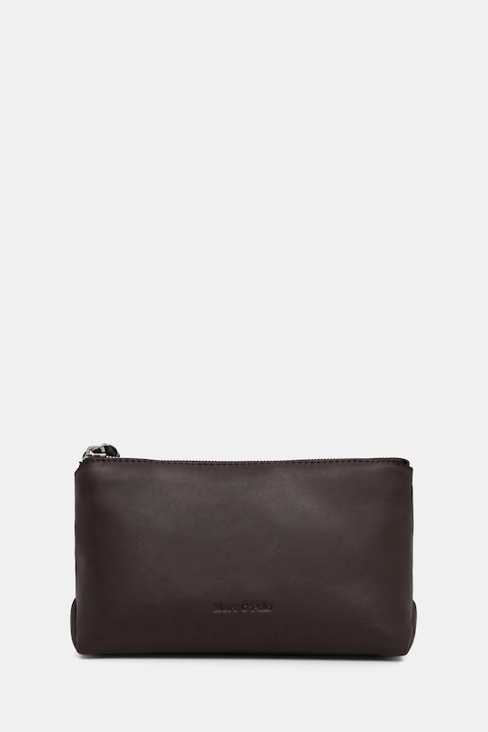 Marc O'Polo kosmetyczka skórzana Planet friendly brązowy 5000008507