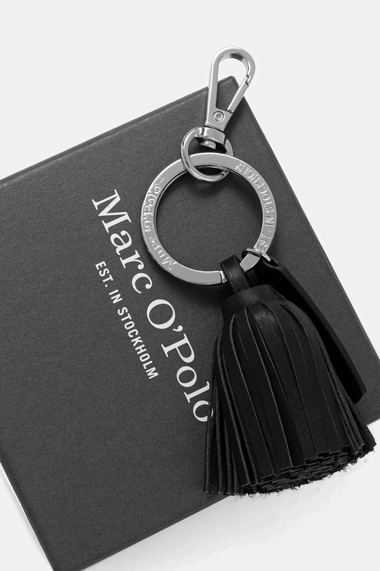 Marc O'Polo brelok skórzany 5000008509 czarny SS26