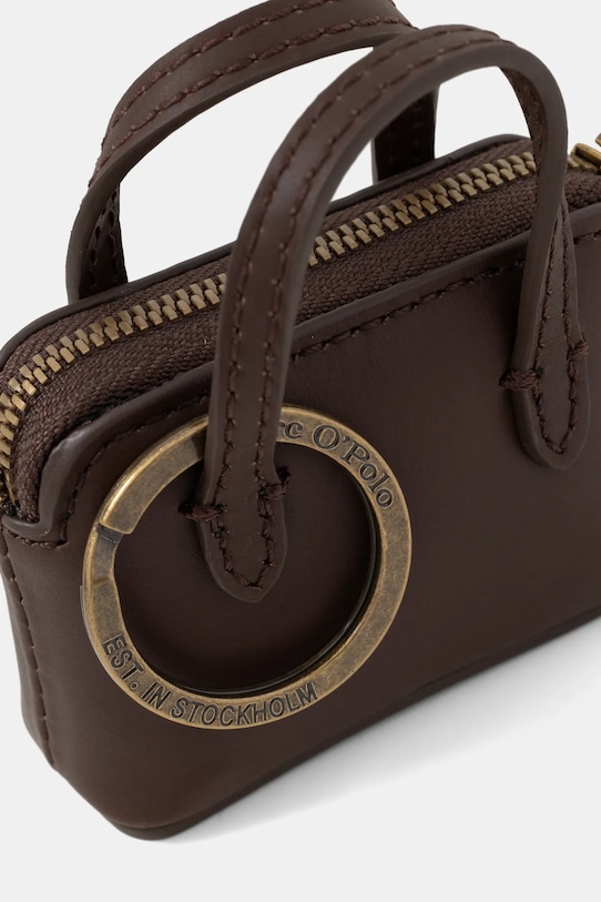 Marc O'Polo brelok skórzany 5000009104 brązowy SS26