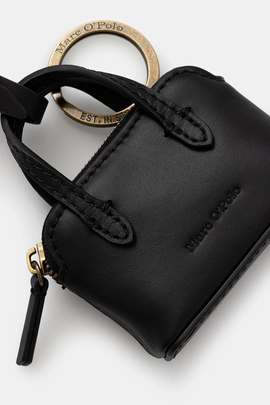 Marc O'Polo brelok skórzany 5000009104 czarny SS26